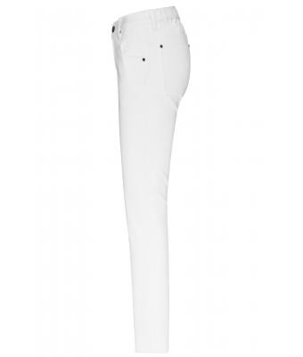Damen Ladies' 5-Pocket-Stretch-Pants White 10536