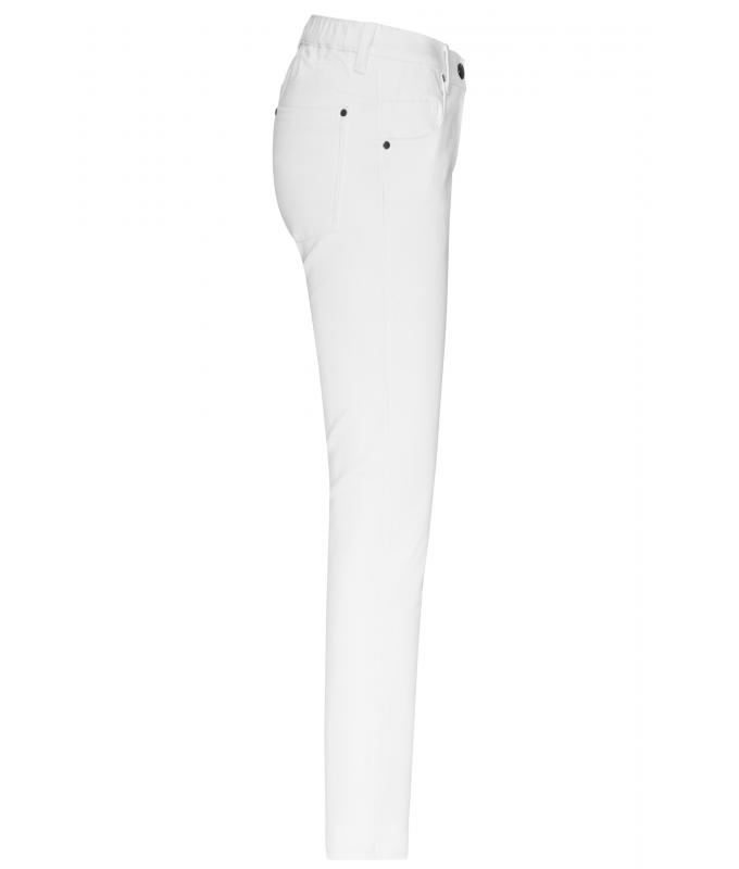 Damen Ladies' 5-Pocket-Stretch-Pants White 10536