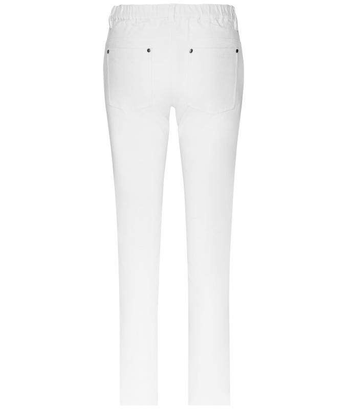 Damen Ladies' 5-Pocket-Stretch-Pants White 10536