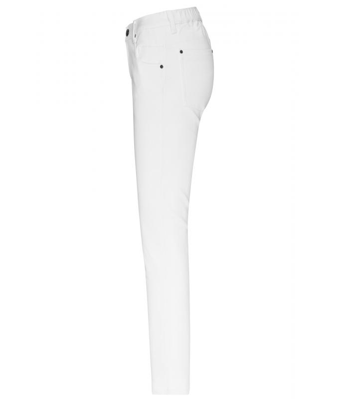 Ladies Ladies' 5-Pocket-Stretch-Pants White 10536