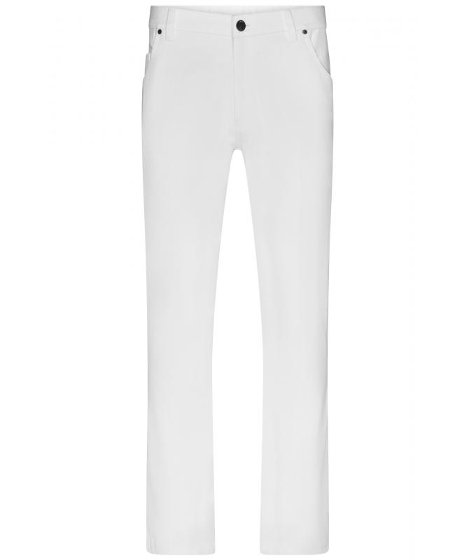 Herren Men's 5-Pocket-Stretch-Pants White 10537