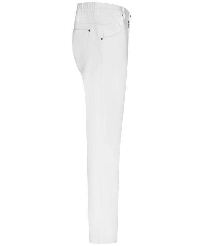 Men Men's 5-Pocket-Stretch-Pants White 10537