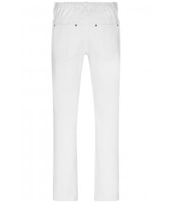 Men Men's 5-Pocket-Stretch-Pants White 10537