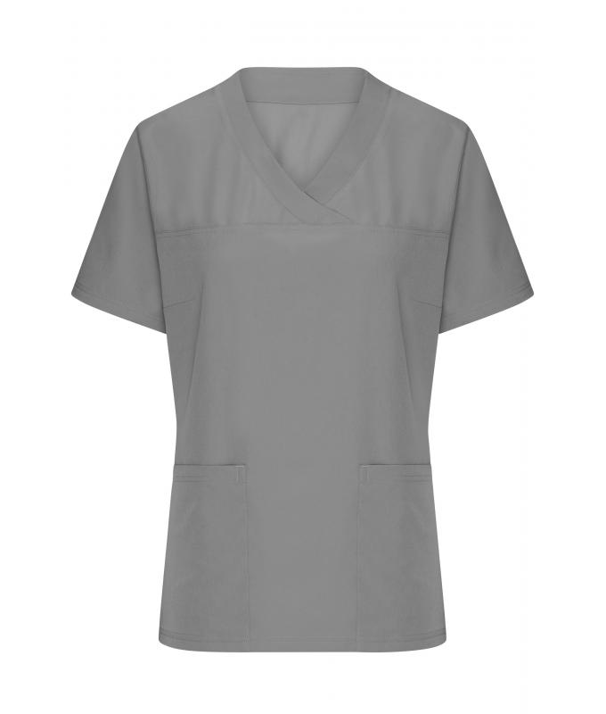 Damen Ladies' Stretch-Kasack Mid-grey 10542