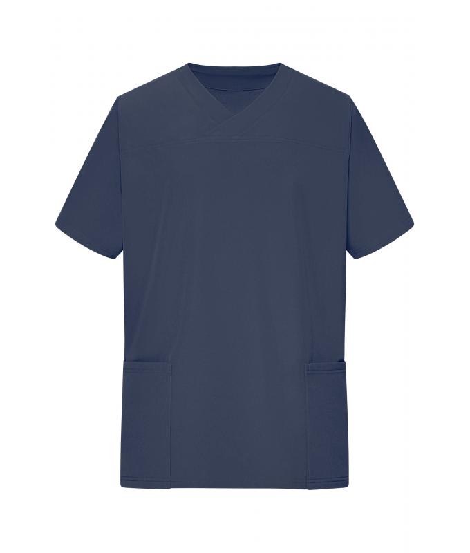 Herren Men's Stretch-Kasack Navy 10543