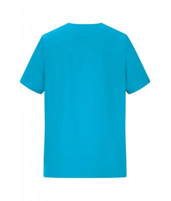 Herren Men's Stretch-Kasack Turquoise 10543