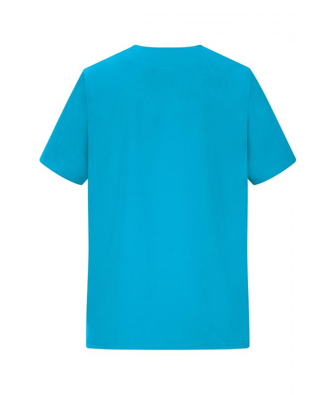 Herren Men's Stretch-Kasack Turquoise 10543