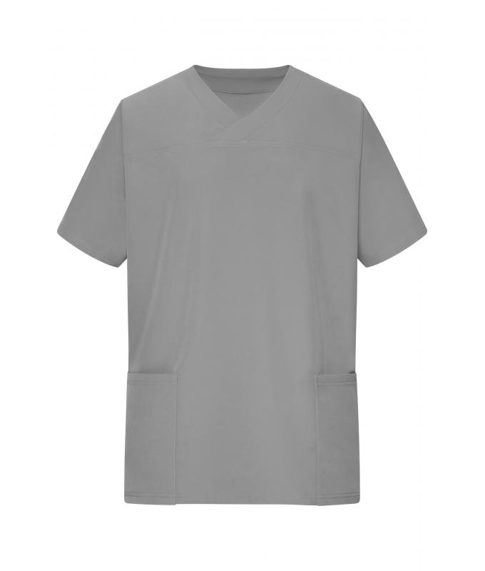 Herren Men's Stretch-Kasack Mid-grey 10543