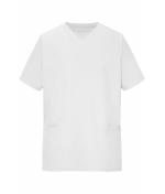 Herren Men's Stretch-Kasack White 10543