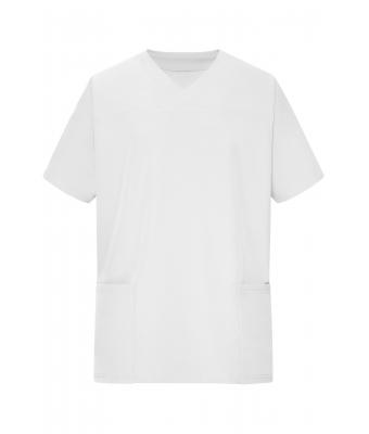 Herren Men's Stretch-Kasack White 10543