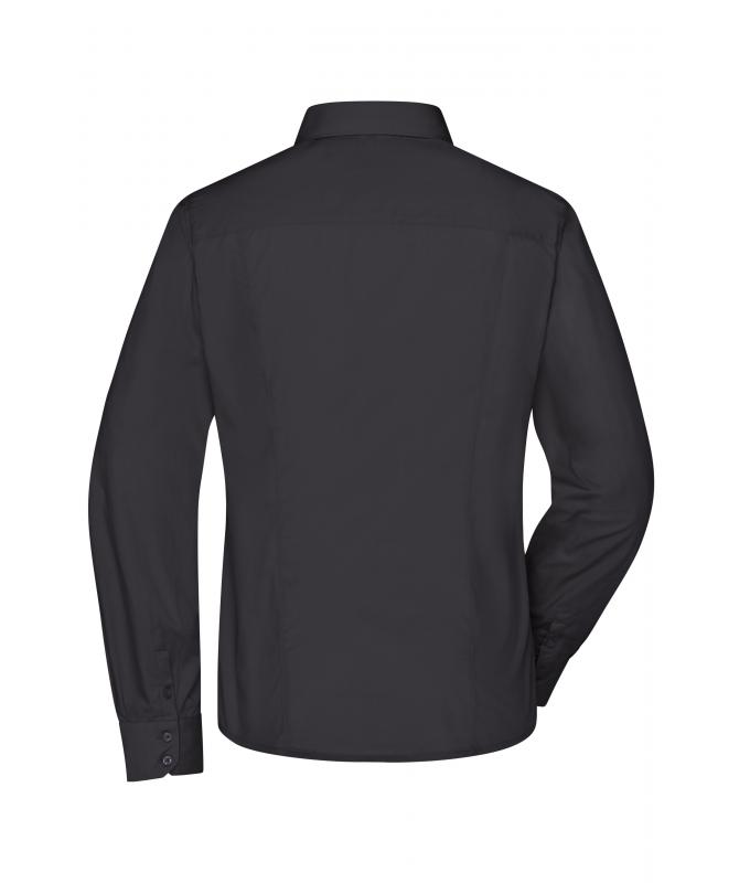 Ladies Ladies' Business Shirt Long-Sleeved Black 8388