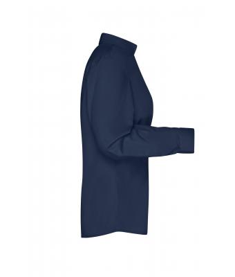 Damen Ladies' Business Shirt Long-Sleeved Navy 8388