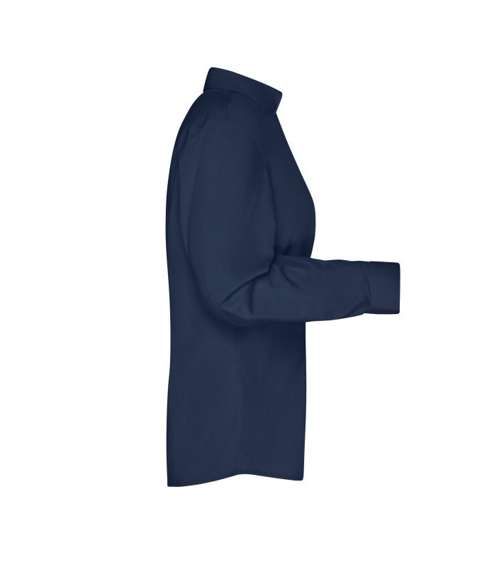 Damen Ladies' Business Shirt Long-Sleeved Navy 8388