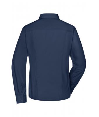 Ladies Ladies' Business Shirt Long-Sleeved Navy 8388