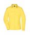 Damen Ladies' Business Shirt Long-Sleeved Yellow 8388