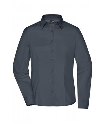 Damen Ladies' Business Shirt Long-Sleeved Carbon 8388
