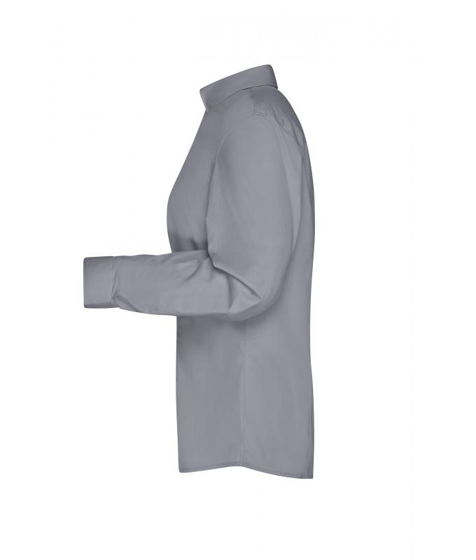 Damen Ladies' Business Shirt Long-Sleeved Steel 8388