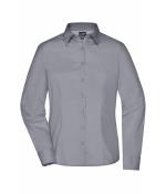 Damen Ladies' Business Shirt Long-Sleeved Steel 8388