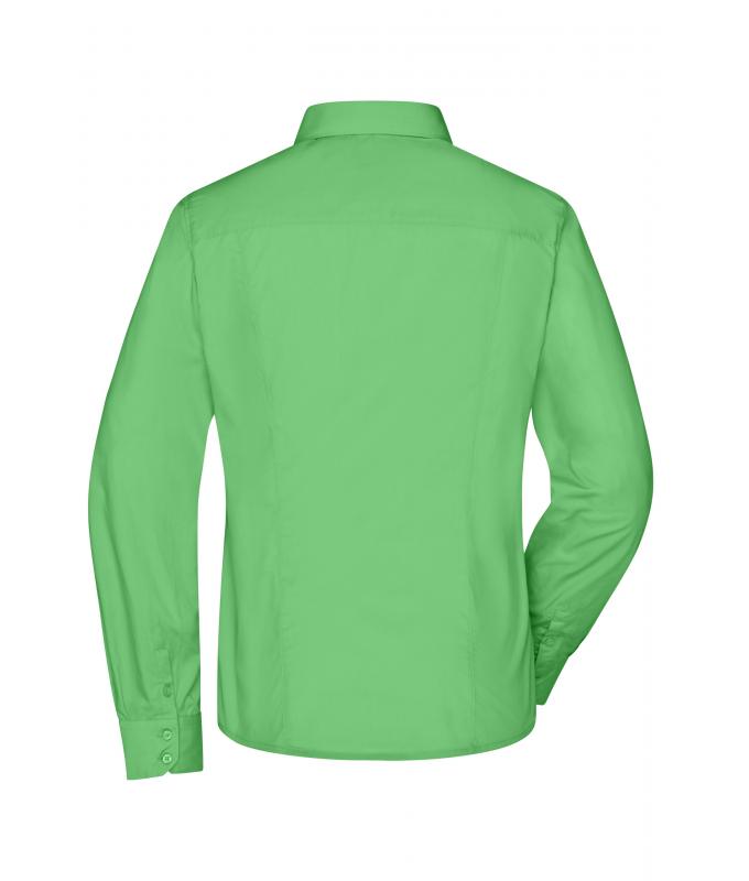 Damen Ladies' Business Shirt Long-Sleeved Lime-green 8388