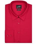 Ladies Ladies' Business Shirt Long-Sleeved Red 8388