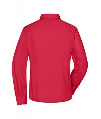 Damen Ladies' Business Shirt Long-Sleeved Red 8388