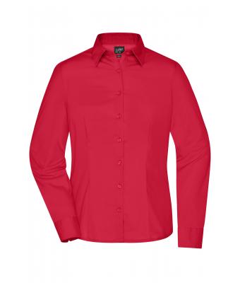 Damen Ladies' Business Shirt Long-Sleeved Red 8388