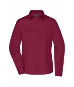 Damen Ladies' Business Shirt Long-Sleeved Wine 8388