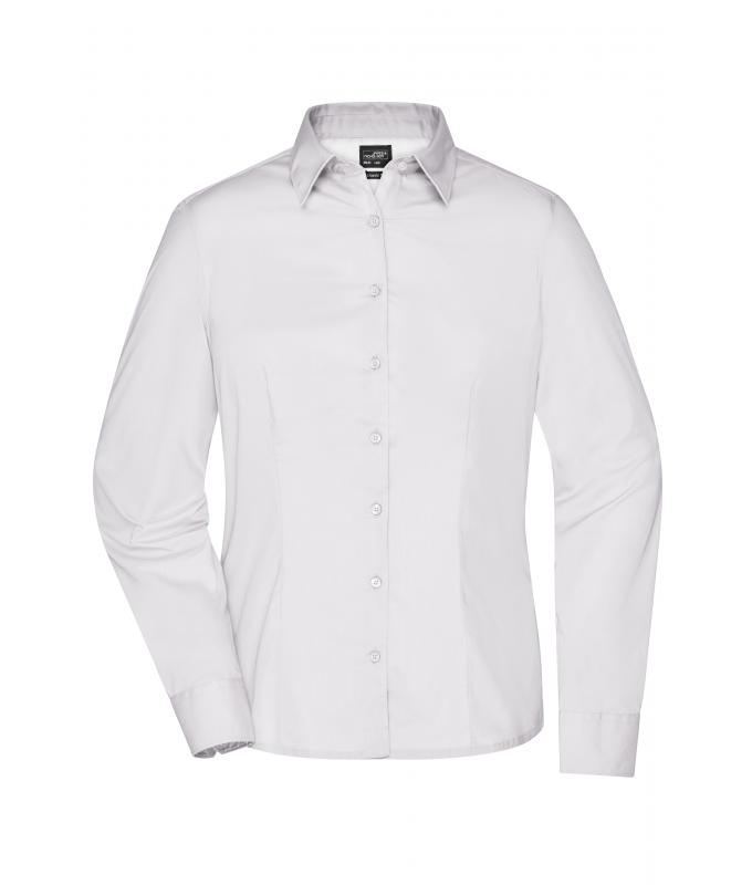 Ladies Ladies' Business Shirt Long-Sleeved White 8388