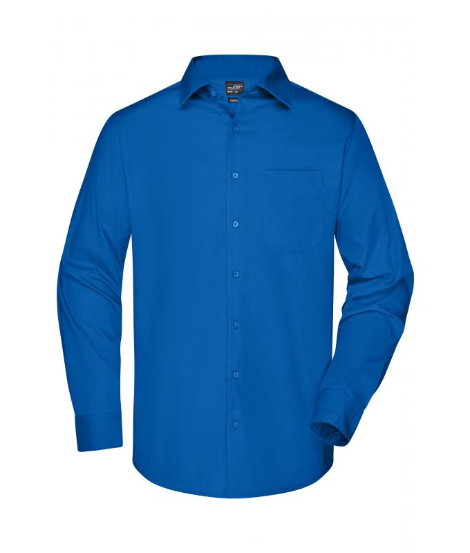 Herren Men's Business Shirt Long-Sleeved Royal 8389