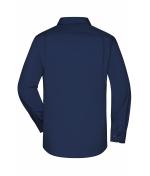 Men Men's Business Shirt Long-Sleeved Navy 8389