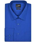 Men Men's Business Shirt Long-Sleeved Royal 8389
