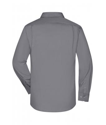 Men Men's Business Shirt Long-Sleeved Steel 8389