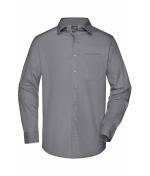Men Men's Business Shirt Long-Sleeved Steel 8389