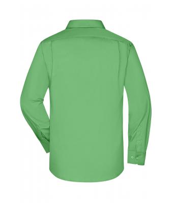 Herren Men's Business Shirt Long-Sleeved Lime-green 8389