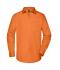 Herren Men's Business Shirt Long-Sleeved Orange 8389