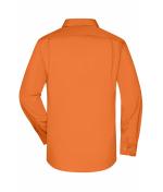 Men Men's Business Shirt Long-Sleeved Orange 8389