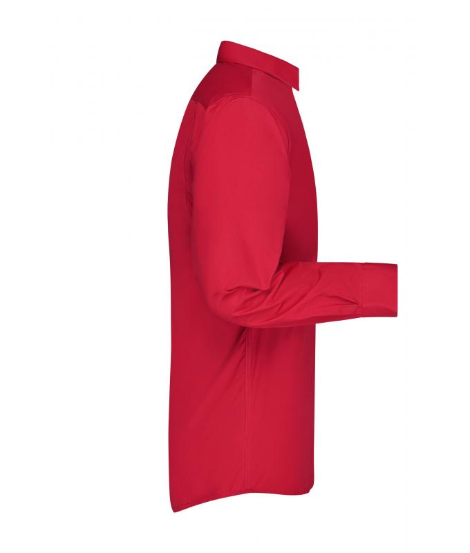 Men Men's Business Shirt Long-Sleeved Red 8389