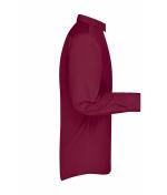 Herren Men's Business Shirt Long-Sleeved Wine 8389