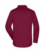 Herren Men's Business Shirt Long-Sleeved Wine 8389