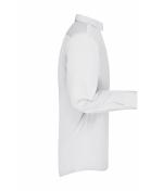 Herren Men's Business Shirt Long-Sleeved White 8389
