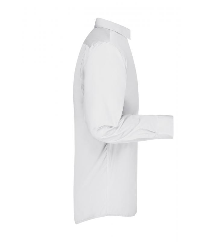 Men Men's Business Shirt Long-Sleeved White 8389