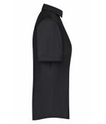 Ladies Ladies' Business Shirt Short-Sleeved Black 8390