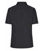 Ladies Ladies' Business Shirt Short-Sleeved Black 8390