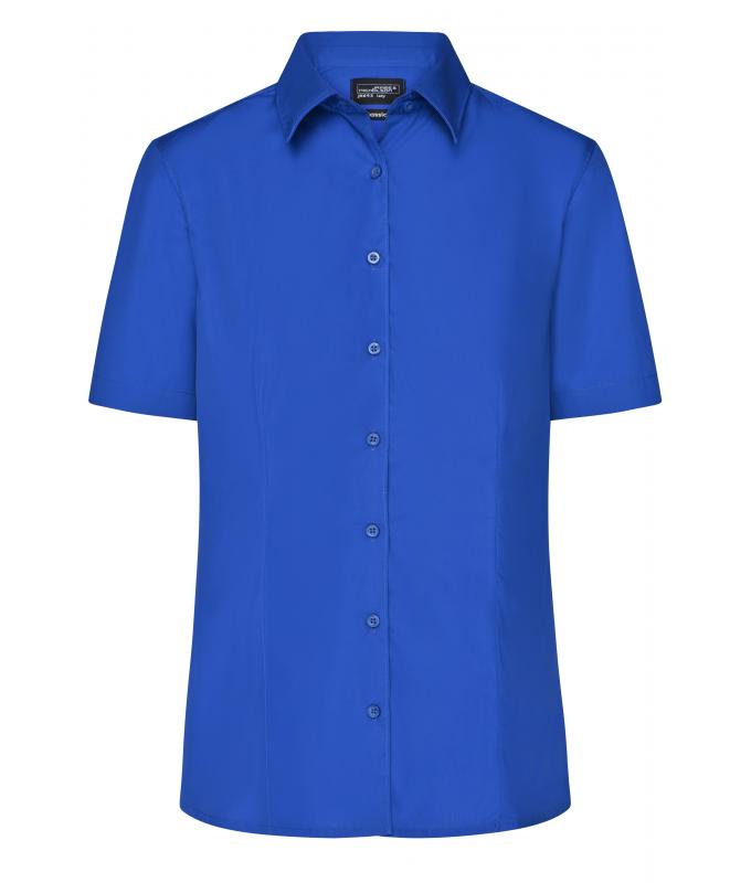 Ladies Ladies' Business Shirt Short-Sleeved Royal 8390