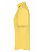 Damen Ladies' Business Shirt Short-Sleeved Yellow 8390