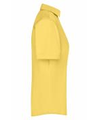 Damen Ladies' Business Shirt Short-Sleeved Yellow 8390