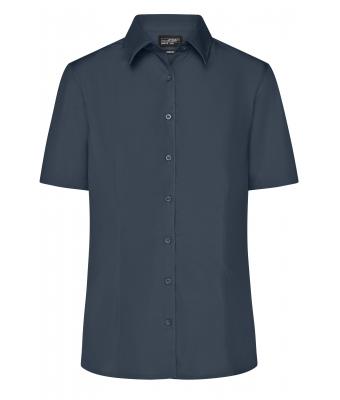 Damen Ladies' Business Shirt Short-Sleeved Carbon 8390