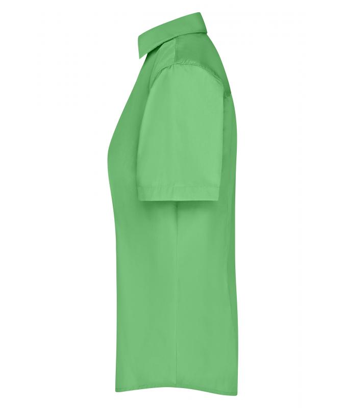 Ladies Ladies' Business Shirt Short-Sleeved Lime-green 8390