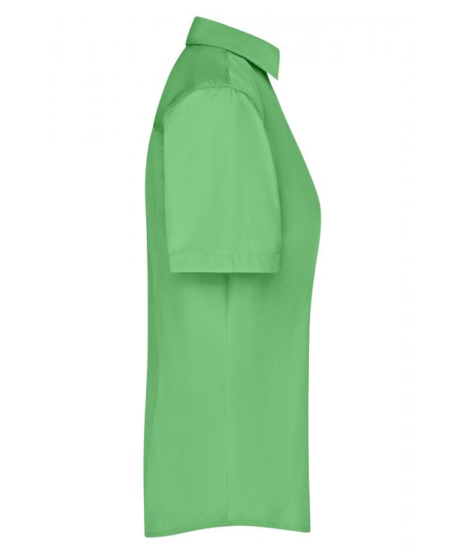 Ladies Ladies' Business Shirt Short-Sleeved Lime-green 8390