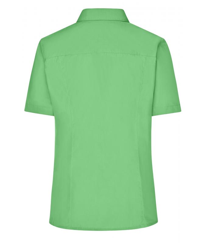 Ladies Ladies' Business Shirt Short-Sleeved Lime-green 8390
